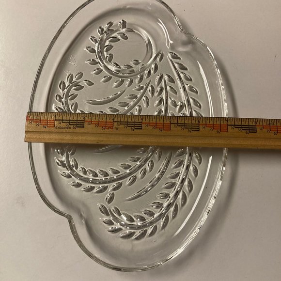 Vintage Homestead Federal Glass Hospitality Snack Plate - Picture 9 of 9